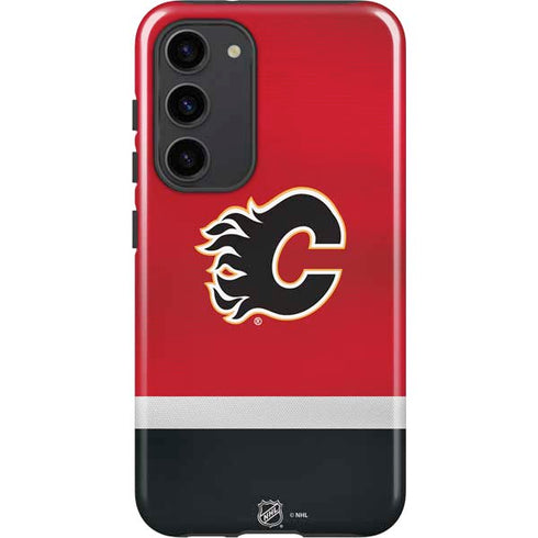 NHL Calgary Flames Jersey Galaxy S23 Plus Pro Case