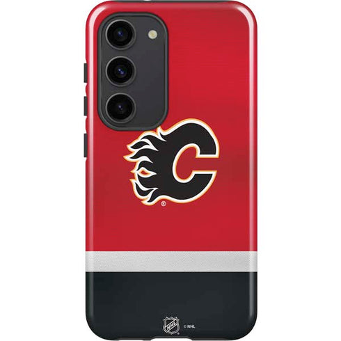 NHL Calgary Flames Jersey Galaxy S23 Pro Case