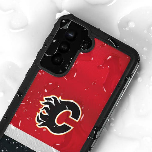 NHL Calgary Flames Jersey Galaxy S23 Waterproof Case