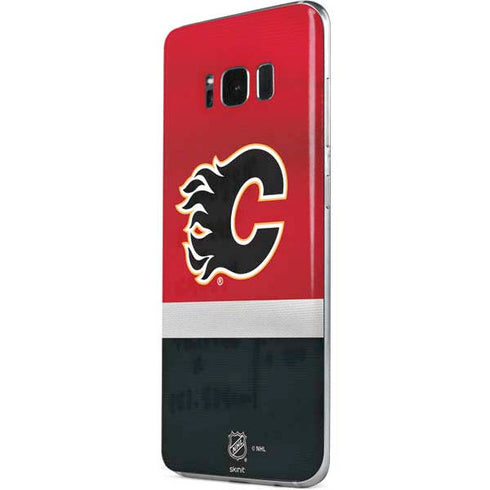 NHL Calgary Flames Jersey Galaxy S8 Plus Skin