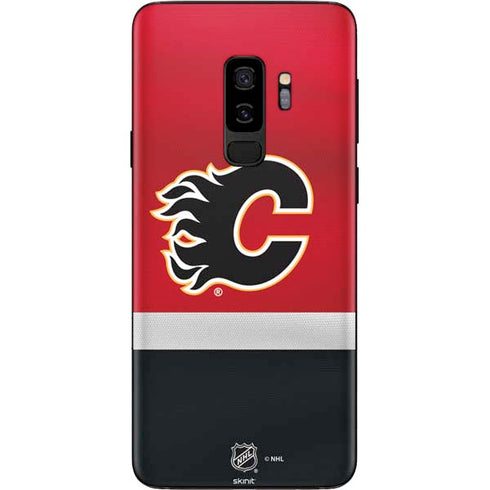 NHL Calgary Flames Jersey Galaxy S9 Plus Skin