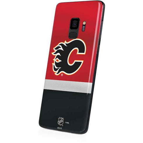 NHL Calgary Flames Jersey Galaxy S9 Skin