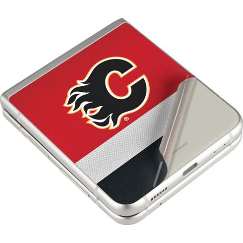 NHL Calgary Flames Jersey Galaxy Z Flip3 5G Skin