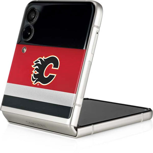 NHL Calgary Flames Jersey Galaxy Z Flip3 5G Skin