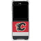 NHL Calgary Flames Jersey Galaxy Z Flip5 5G Clear Case