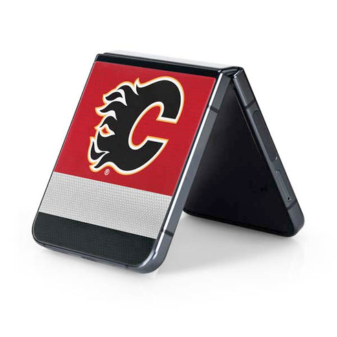 NHL Calgary Flames Jersey Galaxy Z Flip5 5G Skin