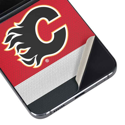 NHL Calgary Flames Jersey Galaxy Z Flip5 5G Skin