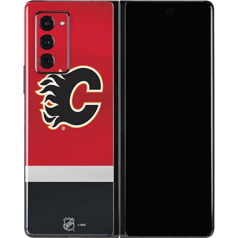 NHL Calgary Flames Jersey Galaxy Z Fold2 5G Skin