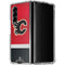 NHL Calgary Flames Jersey Galaxy Z Fold4 5G Clear Case