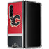NHL Calgary Flames Jersey Galaxy Z Fold4 5G Clear Case