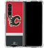 NHL Calgary Flames Jersey Galaxy Z Fold4 5G Clear Case