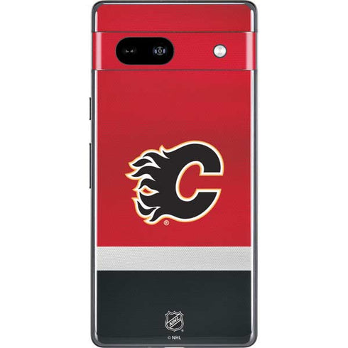 NHL Calgary Flames Jersey Google Pixel 7a Skin