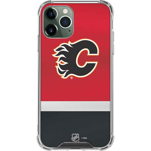 NHL Calgary Flames Jersey iPhone 12 Pro Max Clear Case