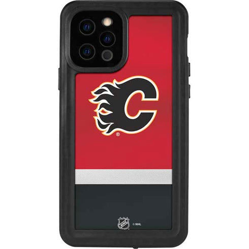 NHL Calgary Flames Jersey iPhone 12 Pro Waterproof Case