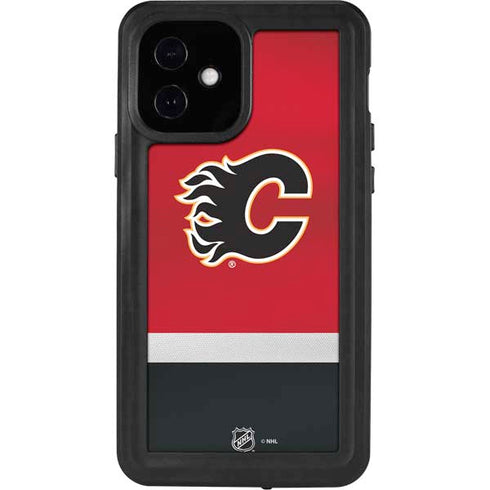 NHL Calgary Flames Jersey iPhone 12 Waterproof Case