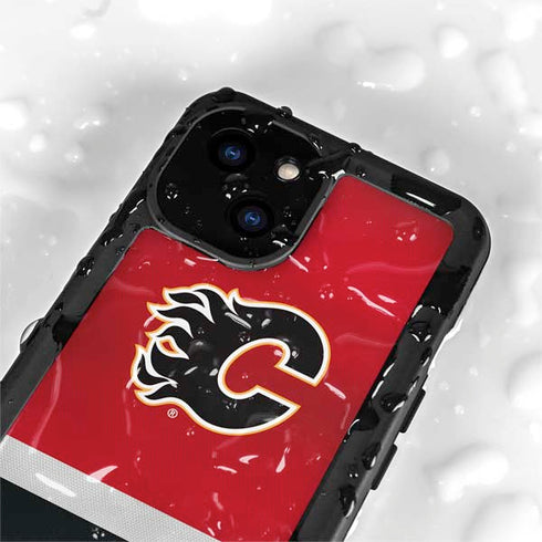NHL Calgary Flames Jersey iPhone 13 Mini Waterproof Case