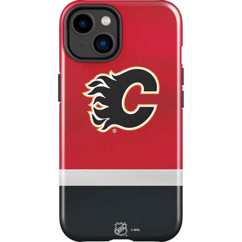 NHL Calgary Flames Jersey iPhone 15 Plus Impact Case