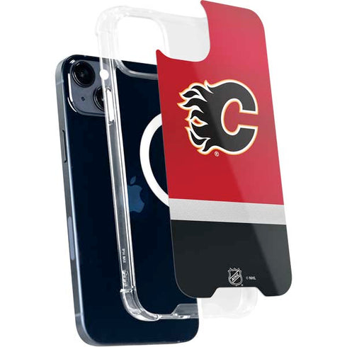 NHL Calgary Flames Jersey iPhone 15 Plus MagSafe Case