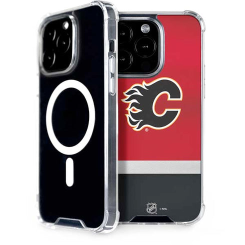 NHL Calgary Flames Jersey iPhone 15 Pro MagSafe Case