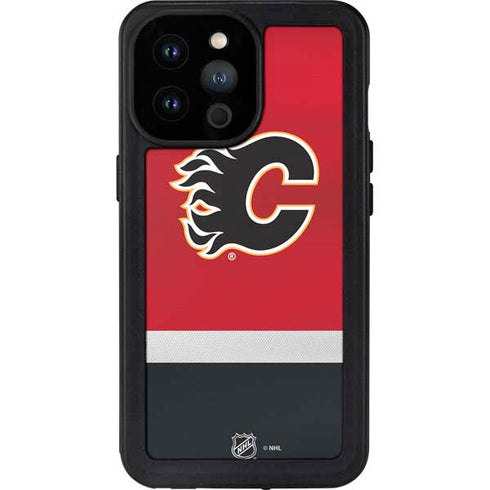 NHL Calgary Flames Jersey iPhone 14 Pro Max Waterproof Case