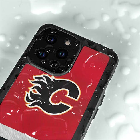 NHL Calgary Flames Jersey iPhone 14 Pro Max Waterproof Case