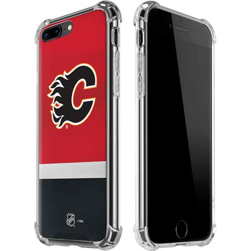 NHL Calgary Flames Jersey iPhone 7/8 Plus Clear Case
