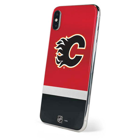 NHL Calgary Flames Jersey iPhone X Skin