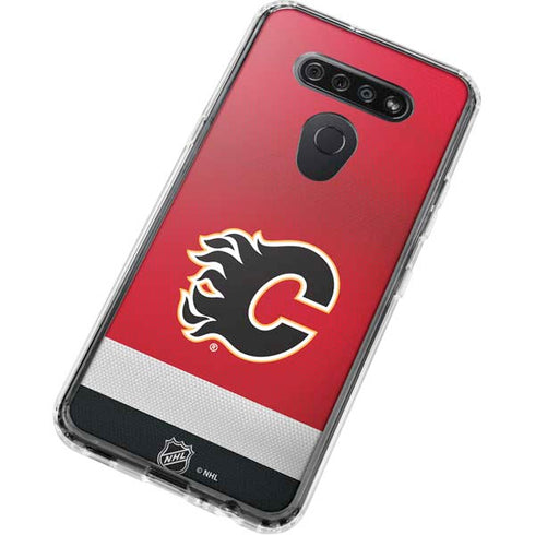 NHL Calgary Flames Jersey LG K51/Q51 Clear Case