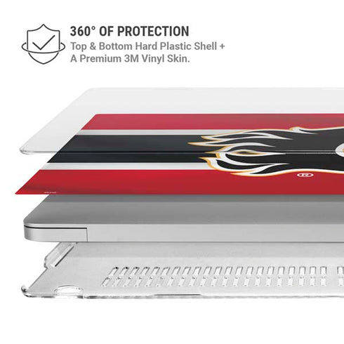 NHL Calgary Flames Jersey MacBook Pro 13in (2020) Case plus Skin