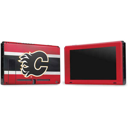 NHL Calgary Flames Jersey Nintendo Switch Bundle Skin