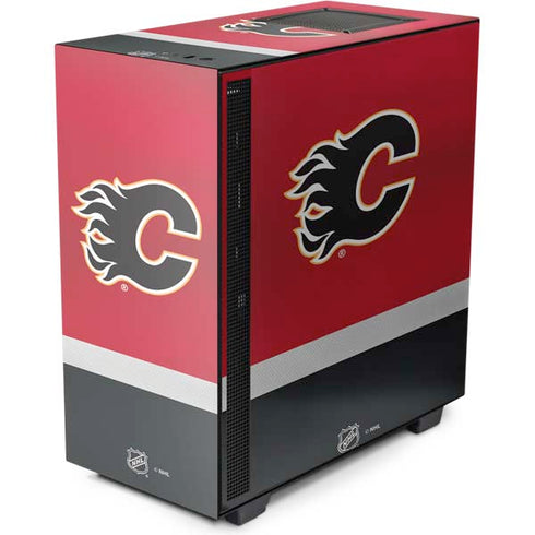 NHL Calgary Flames Jersey NZXT H510 Compact ATX Mid-Tower Case Skin