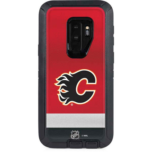 NHL Calgary Flames Jersey Otterbox Defender Galaxy Skin