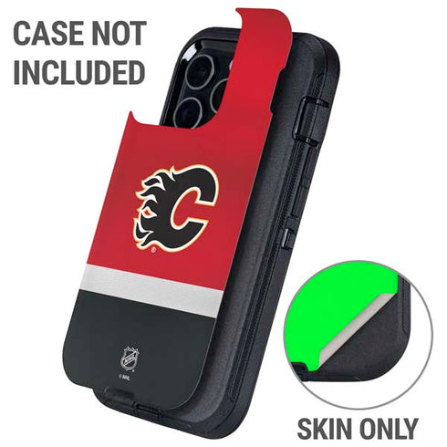 NHL Calgary Flames Jersey Otterbox Defender iPhone Skin