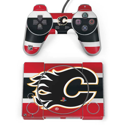 NHL Calgary Flames Jersey PlayStation Classic Bundle Skin