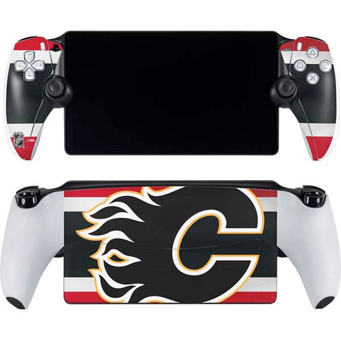 NHL Calgary Flames Jersey PlayStation Portal Remote Player Skin