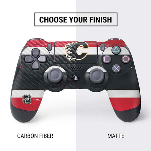 NHL Calgary Flames Jersey PS4 Controller Skin