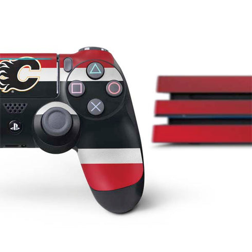 NHL Calgary Flames Jersey PS4 Pro Bundle Skin