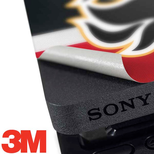 NHL Calgary Flames Jersey PS4 Slim Bundle Skin
