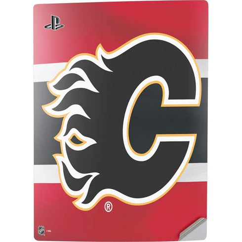 NHL Calgary Flames Jersey PS5 Digital Edition Console Skin