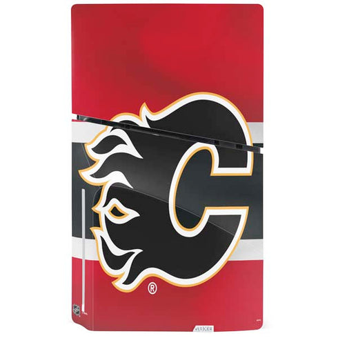 NHL Calgary Flames Jersey PS5 Slim Disk Bundle Skin