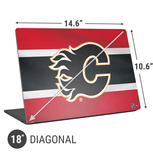 NHL Calgary Flames Jersey Universal Laptop 18in (14.6 x 10.6in) Skin
