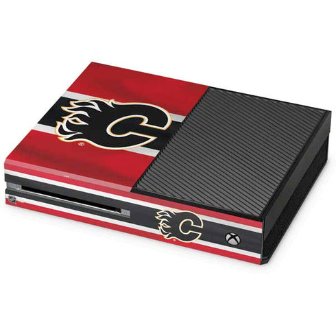 NHL Calgary Flames Jersey Xbox One Console Skin