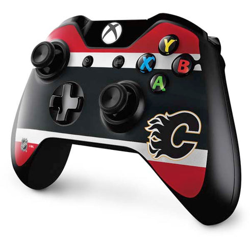 NHL Calgary Flames Jersey Xbox One Controller Skin