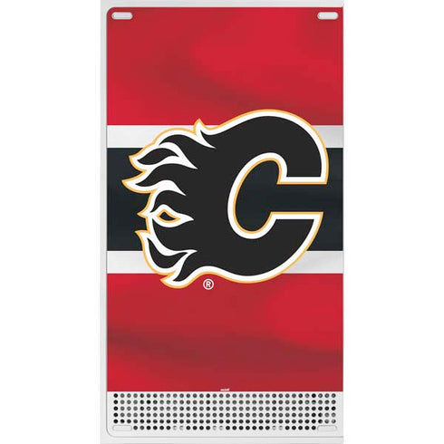 NHL Calgary Flames Jersey Xbox Series S Console Skin