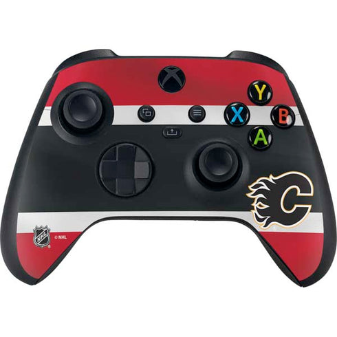 NHL Calgary Flames Jersey Xbox Series X Controller Skin