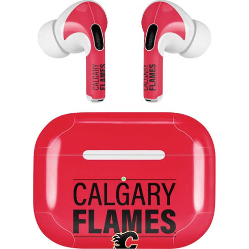 NHL Calgary Flames Lineup AirPods Pro 2nd Gen Skin