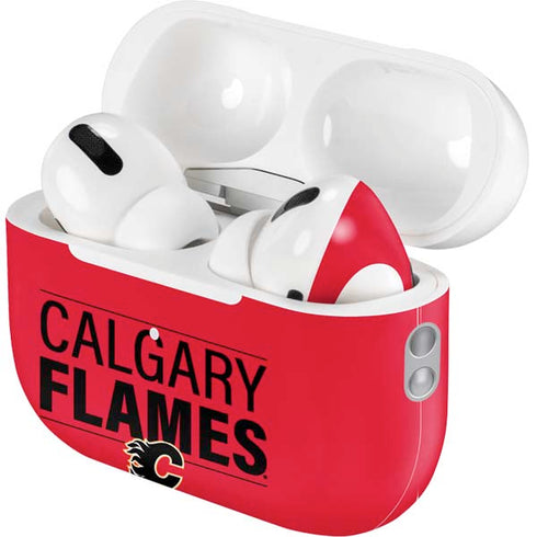NHL Calgary Flames Lineup AirPods Pro 2nd Gen Skin