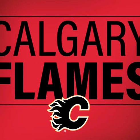 NHL Calgary Flames Lineup Dell Alienware Skin