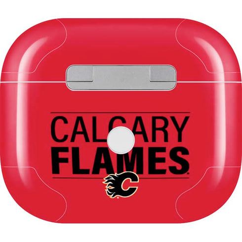 NHL Calgary Flames Lineup Apple AirPods (3rd Gen 2021) Skin