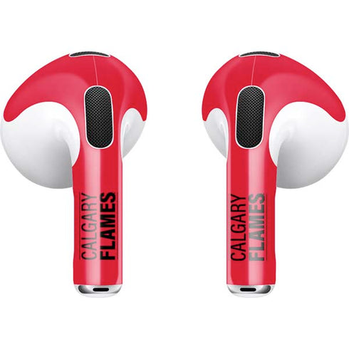 NHL Calgary Flames Lineup Apple AirPods (3rd Gen 2021) Skin